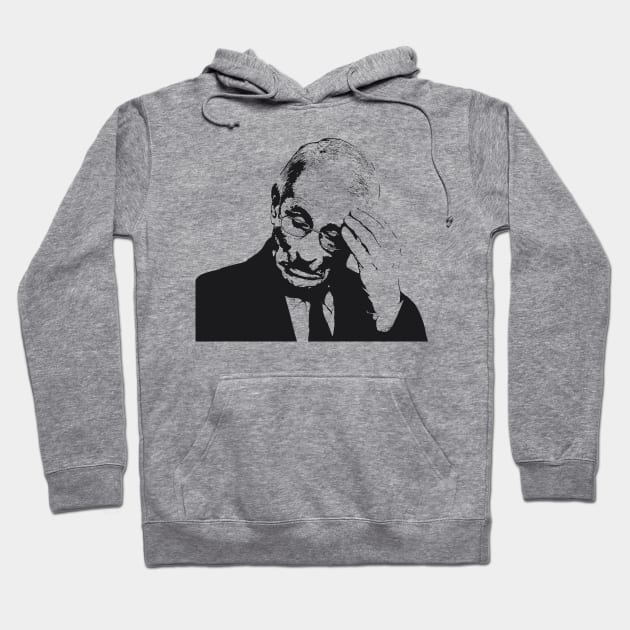 Dr. Fauci Facepalm Hoodie by valentinahramov